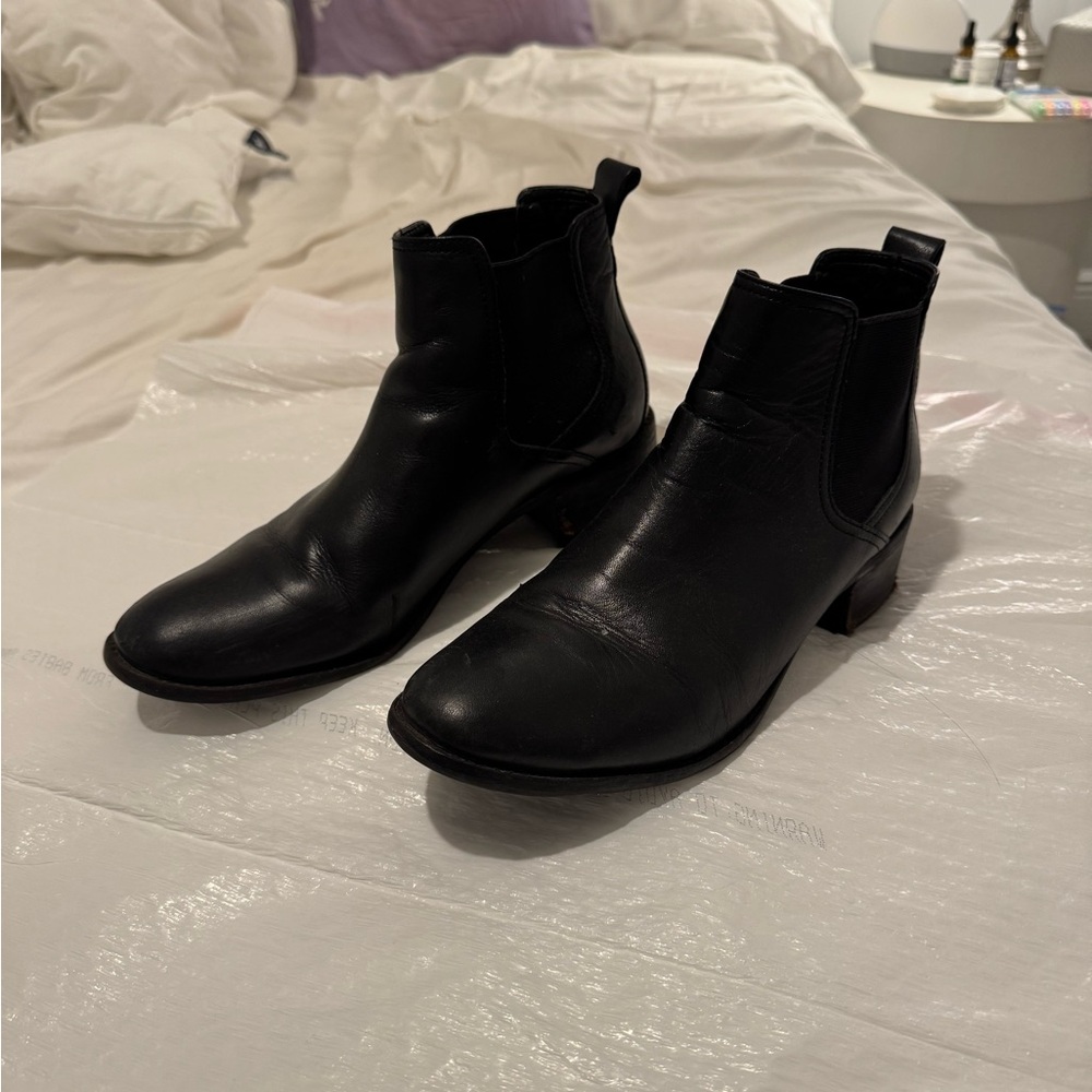 Cole Haan Black Ankle Boots